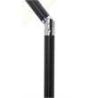 Meridian Furniture Fiji Black Polyester Patio Umbrella with Base Set