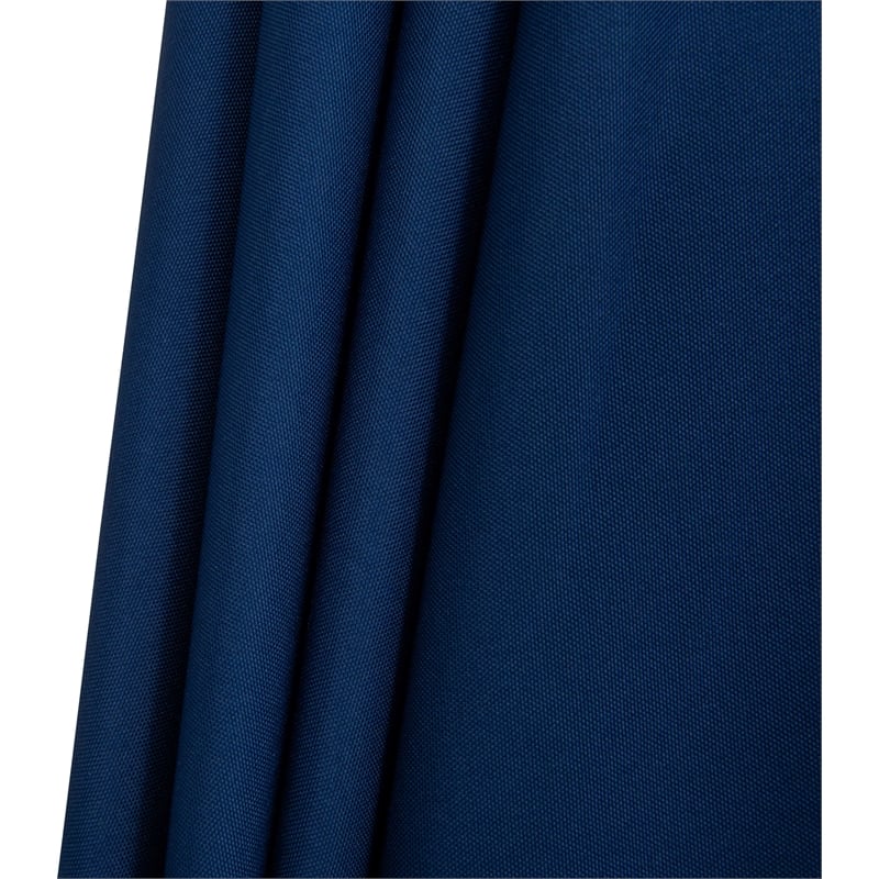 Meridian Furniture Amalfi Navy Polyester Patio Umbrella with Base Set