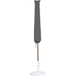Meridian Furniture Amalfi White Polyester Patio Umbrella with Base Set