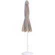 Meridian Furniture Amalfi Beige Polyester Patio Umbrella with Base Set