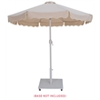 Meridian Furniture Amalfi Beige Polyester Patio Umbrella