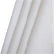 Meridian Furniture Amalfi White Polyester Patio Umbrella with Base Set