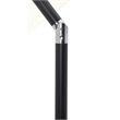 Meridian Furniture Amalfi White Polyester Patio Umbrella with Base Set