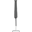 Meridian Furniture Amalfi White Polyester Patio Umbrella with Base Set