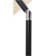 Meridian Furniture Amalfi Beige Polyester Patio Umbrella with Base Set