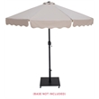Meridian Furniture Amalfi Beige Polyester Patio Umbrella
