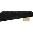 Meridian Furniture Alora Black Polyester Fabric Bench