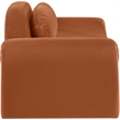 Meridian Furniture Austin Cognac Velvet Loveseat