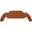 Meridian Furniture Austin Cognac Velvet Loveseat