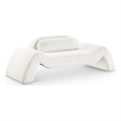 Meridian Furniture Austin Cream Microsuede Corduroy Loveseat