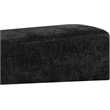 Meridian Furniture Alora Black Polyester Fabric Bench