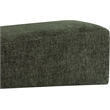 Meridian Furniture Alora Green Polyester Fabric Bench