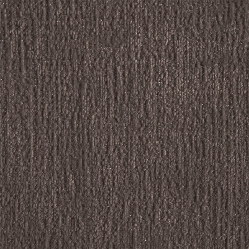 Meridian Furniture Nimes Brown Velour Fur Fabric Ottoman/Stool