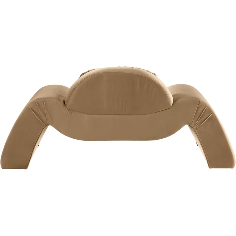 Meridian Furniture Austin Beige Velvet Chair