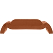 Meridian Furniture Austin Cognac Velvet Sofa