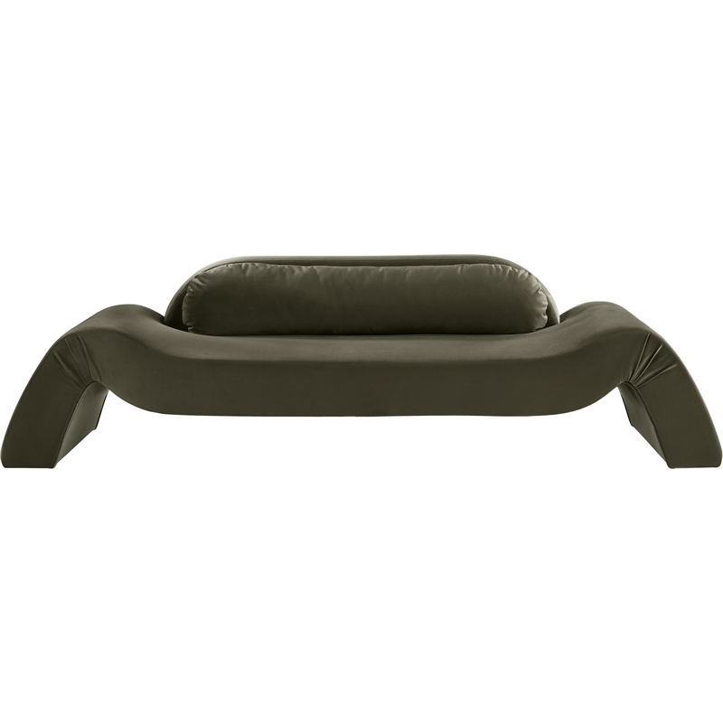 Meridian Furniture Austin Green Velvet Sofa