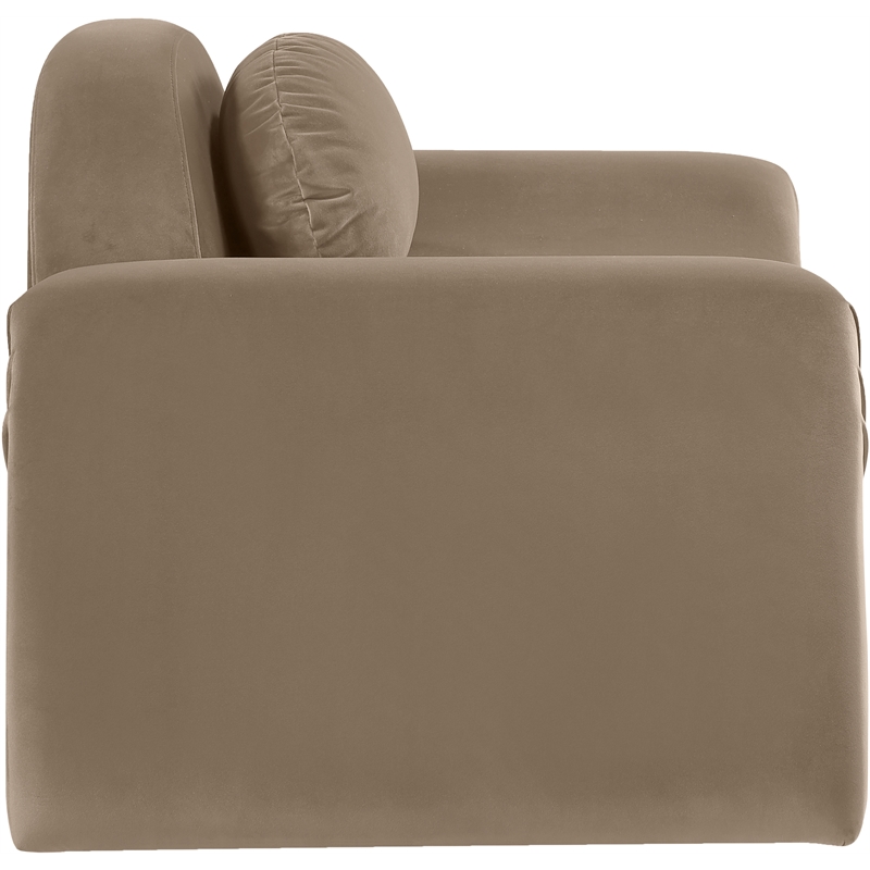 Meridian Furniture Austin Taupe Velvet Chair