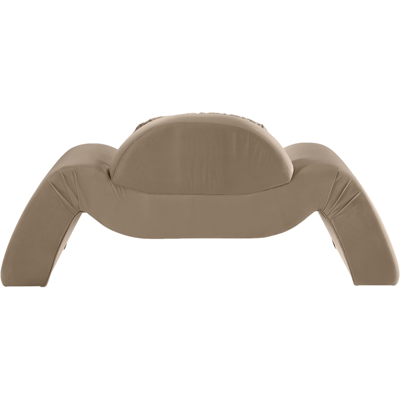 Meridian Furniture Austin Taupe Velvet Chair
