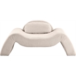 Meridian Furniture Austin Beige Microsuede Corduroy Chair