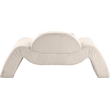 Meridian Furniture Austin Beige Microsuede Corduroy Chair