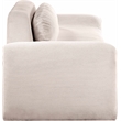 Meridian Furniture Austin Beige Microsuede Corduroy Sofa