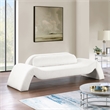 Meridian Furniture Austin Cream Microsuede Corduroy Sofa