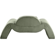 Meridian Furniture Austin Green Microsuede Corduroy Chair