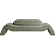 Meridian Furniture Austin Green Microsuede Corduroy Sofa