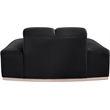 Meridian Furniture Jace Black Velvet Chair
