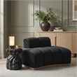 Meridian Furniture Jace Black Velvet Chair