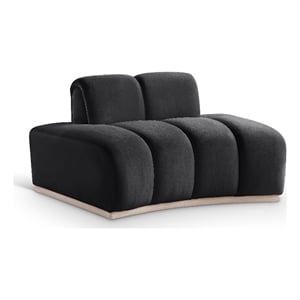 Meridian Furniture Jace Black Velvet Chair