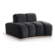 Meridian Furniture Jace Black Velvet Chair