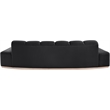 Meridian Furniture Jace Black Velvet Sofa