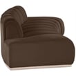 Meridian Furniture Jace Brown Velvet Sofa