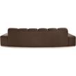 Meridian Furniture Jace Brown Velvet Sofa