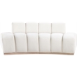 Meridian Furniture Jace Cream Velvet Loveseat