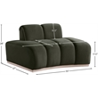 Meridian Furniture Jace Green Velvet Chair