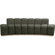 Meridian Furniture Jace Green Velvet Sofa