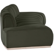 Meridian Furniture Jace Green Velvet Sofa