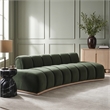 Meridian Furniture Jace Green Velvet Sofa