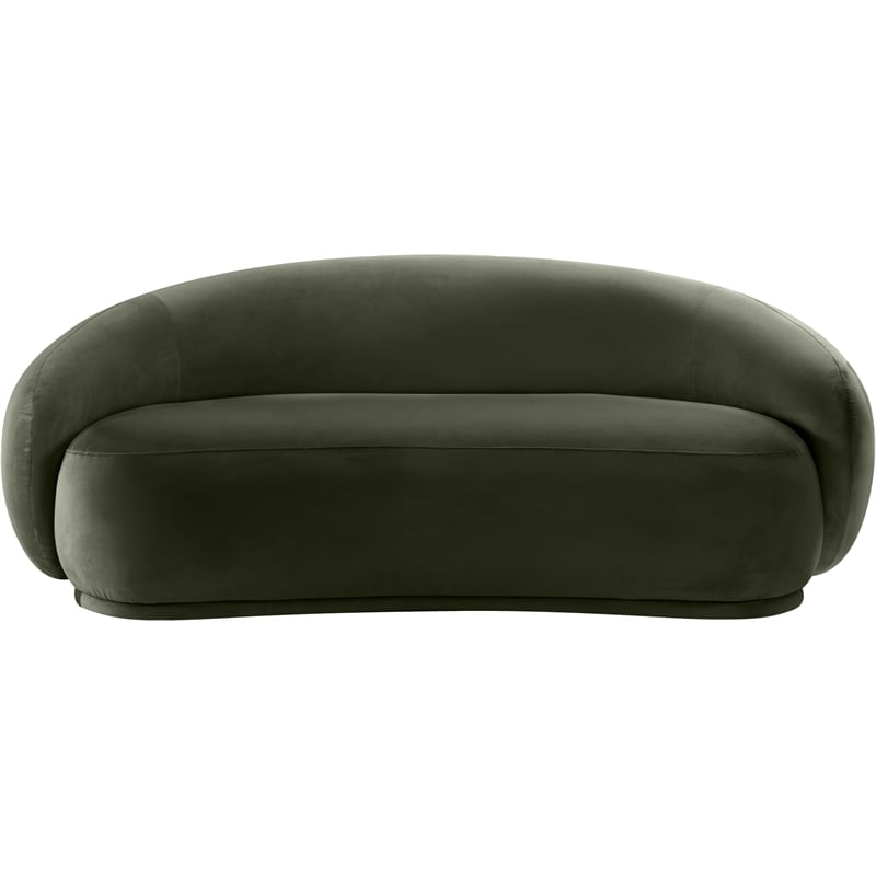 Meridian Furniture Emery Green Velvet Loveseat