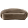 Meridian Furniture Emery Taupe Velvet Loveseat