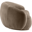 Meridian Furniture Emery Taupe Velvet Loveseat