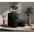 Meridian Furniture Sigma Black Velvet Accent Chair