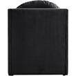 Meridian Furniture Sigma Black Velvet Accent Chair