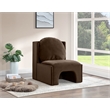 Meridian Furniture Sigma Brown Velvet Accent Chair