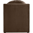 Meridian Furniture Sigma Brown Velvet Accent Chair