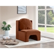 Meridian Furniture Sigma Cognac Velvet Accent Chair