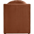Meridian Furniture Sigma Cognac Velvet Accent Chair