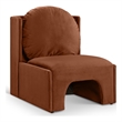 Meridian Furniture Sigma Cognac Velvet Accent Chair